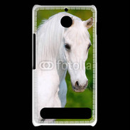 Coque Sony Xperia E1 Portrait cheval blanc 10