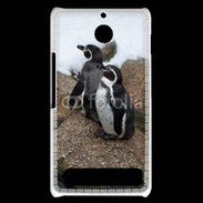 Coque Sony Xperia E1 2 pingouins