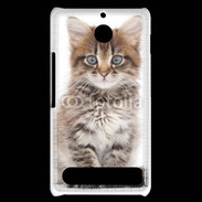 Coque Sony Xperia E1 Portrait d'un chaton 75