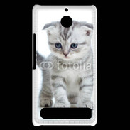 Coque Sony Xperia E1 Chaton gris en balade