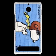 Coque Sony Xperia E1 Snoopy timbre poste