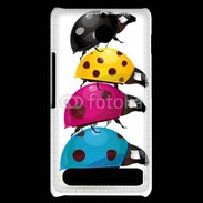 Coque Sony Xperia E1 Pile de coccinelles