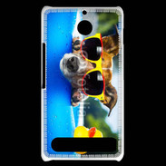 Coque Sony Xperia E1 Chien à la piscine 5