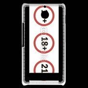 Coque Sony Xperia E1 Interdit au moins de ...