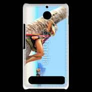 Coque Sony Xperia E1 Sieste contre un palmier sur la plage