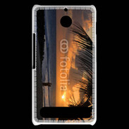 Coque Sony Xperia E1 Couple romantique sur la plage