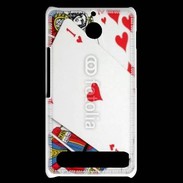 Coque Sony Xperia E1 As de coeur