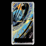 Coque Sony Xperia E1 Horloge médiévale