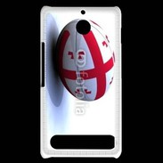 Coque Sony Xperia E1 Ballon de rugby Georgie