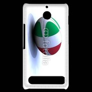 Coque Sony Xperia E1 Ballon de rugby Italie