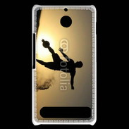 Coque Sony Xperia E1 beach soccer couché du soleil