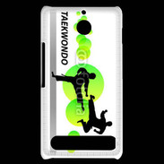 Coque Sony Xperia E1 Illustration Taekwondo 1