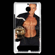 Coque Sony Xperia E1 Pompier stripteaser