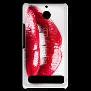 Coque Sony Xperia E1 Bouche sexy gloss rouge