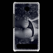 Coque Sony Xperia E1 Belle fesse en noir et blanc 15
