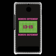Coque Sony Xperia E1 Bonus Offensif-Défensif Noir