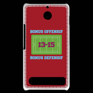 Coque Sony Xperia E1 Bonus Offensif-Défensif Rouge
