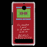 Coque Sony Xperia E1 1 point bonus offensif-défensif Rouge