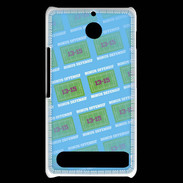 Coque Sony Xperia E1 Dégradé Bonus Offensif-défensif Bleu