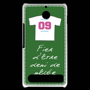 Coque Sony Xperia E1 Demi de mêlée Bonus offensif-défensif Vert
