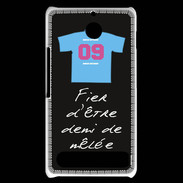 Coque Sony Xperia E1 Demi de mêlée Bonus offensif-défensif Noir 2