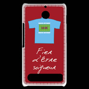 Coque Sony Xperia E1 Soigneur Bonus offensif-défensif Rouge 2