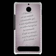 Coque Sony Xperia E1 Homme animal Rose Citation Oscar Wilde