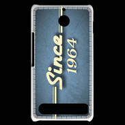 Coque Sony Xperia E1 Since 1964 Bleu