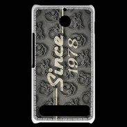 Coque Sony Xperia E1 Since crane gris 1978