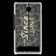 Coque Sony Xperia E1 Since crane gris 1984