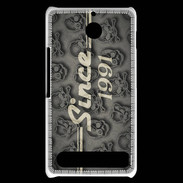 Coque Sony Xperia E1 Since crane gris 1991