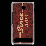 Coque Sony Xperia E1 Since crane rouge 1994