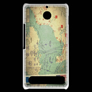 Coque Sony Xperia E1 Débarquement Normandie Carte ZG
