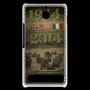 Coque Sony Xperia E1 Débarquement Normandie plage 1 ZG