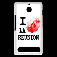 Coque Sony Xperia E1 I love La Réunion 2