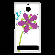 Coque Sony Xperia E1 fleurs 3