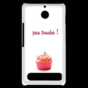 Coque Sony Xperia E1 Pas touché à mon Cupcake PR
