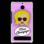 Coque Sony Xperia E1 Miss Champagne Blonde