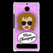 Coque Sony Xperia E1 Miss Champagne Rousse