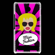 Coque Sony Xperia E1 Miss Fashion Blonde