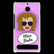 Coque Sony Xperia E1 Miss Fiesta Rousse
