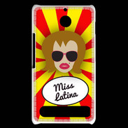 Coque Sony Xperia E1 Miss Latina Rousse