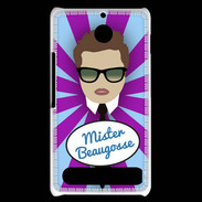 Coque Sony Xperia E1 Mister Beau gosse Chatain