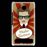 Coque Sony Xperia E1 Mister Business Chatain