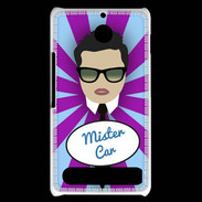 Coque Sony Xperia E1 Mister Car Brun