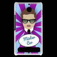 Coque Sony Xperia E1 Mister Car Chatain
