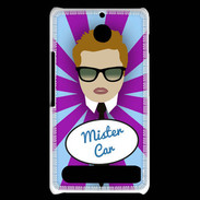 Coque Sony Xperia E1 Mister Car Roux