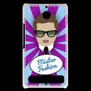 Coque Sony Xperia E1 Mister Fashion Chatain