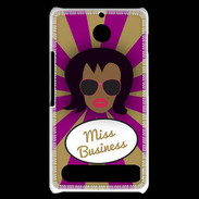 Coque Sony Xperia E1 Miss business Black
