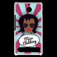 Coque Sony Xperia E1 Miss Clubbing Black